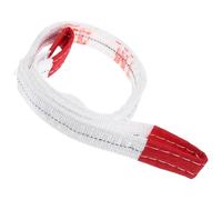 MUCKLILY Élingue De Levage Robuste en Polypropylène Blanc, Sangle Plate 1 Tonne 1 Mètre, pour Appareils Électroménagers, Machines Et Manutention Lourde