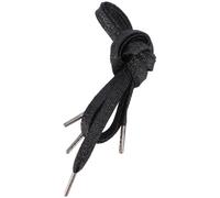 MUCKLILY Embouts Métalliques Lacets de Chaussures Plats Noirs pour Baskets | Plastique et Métal, Accessoire Discret pour Chaussures en Toile, Usage Casual ou Running, Contrôle du Serrage