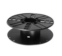 MUCKLILY Enrouleur de Câble en Plastique Noir 1 Kg Support Portable pour Rallonge Électrique Accessoires pour Générateur Dévidoir à Rouleau pour Camping et Usage Mobile Déroulement