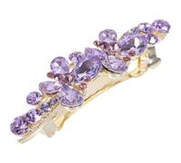 MUCKLILY Épingle à Cheveux Strass pour Femmes, Alliage de Zinc Résistant la Déformation, Clip Printemps Élégant pour Banquets et Lunes de Miel