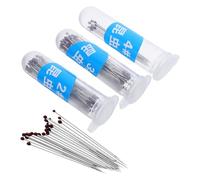 MUCKLILY Épingle Entomologique de Spécimen en Acier Inoxydable Argenté 300 Pièces, Aiguille à Spécimen pour Lépidoptères, Fixation pour Usage Éducatif et Exposition