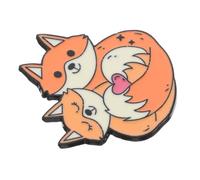MUCKLILY Épingles De Fête Renard Mignon Badge Épingle Animal Dessin Animé Pour Vêtements Et Sacs à Dos