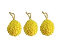 MUCKLILY Éponge de Bain 3Pcs Éponge Exfoliante Naturelle pour Bébé et Adulte Douce et Hydrophile Massage Nettoyage