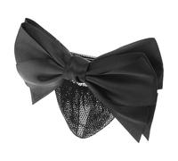 MUCKLILY Filet à Cheveux Noir pour Chignon Professionnel Pince Nœud Élastique, Couvre-chignon en Maille Fine, Accessoire Coiffure Bureau et Danse, Maintien Sûr et Confortable