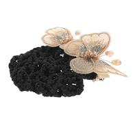 MUCKLILY Filet à Chignon pour Cheveux Femme en Résille Couleur Paille Accessoire Coiffure Professionnel Cuisine et Travail Couverture de Chignon Élégant pour Hôtel et Hôpital Lot Unique