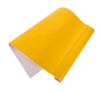 MUCKLILY Film Pvc Adhésif Voiture Jaune Facile à Nettoyer Résidu Pour Covering Extérieur Et Intérieur Auto