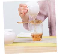 MUCKLILY Filtre à Thé Rotin Naturel Passoire à Infusion Pratique Tamis Artisanal Tressé pour Amateurs de Thé Accessoire