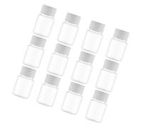 MUCKLILY Flacons de Remède Vides 30 Ml Lot de 12 en Plastique Bouchons Récipients pour Pilules et Liquides Usage Domestique