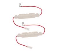 MUCKLILY Fusible Haute Tension Accessoire Micro-ondes 2pcs Porte-fusible en Plastique Blanc 5kv 0,85a Installation Facile et Remplacement Fiable pour Four à Micro-ondes