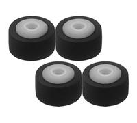 MUCKLILY Galets Presseurs Haute Résistance et Dureté en Caoutchouc et Plastique Lot de 4 Accessoire Audio Noir pour Monoplayer et pour Lecteur DVD