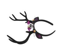 MUCKLILY Halloween Skull Headband Lightweight Hair Hoop For Women Comfortable Spooky Party Accessory For Masquerade And Festival