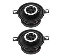 MUCKLILY Haut-Parleurs de Voiture Coaxiaux HiFi 35 Pouces Tweeter à Dôme Compact Système Audio Stéréo Portière Compatible Klaxon Électrique Puissant Installation Non Invasive pour