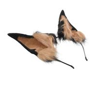 MUCKLILY Headband Oreilles de Chien Fausse Fourrure Accessoire Cosplay Animal Réaliste Bandeau et Confortable pour Adultes pour Fêtes et Conventions