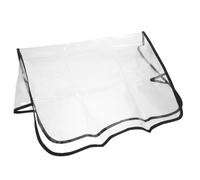 MUCKLILY Housse de Fauteuil de Coiffure Imperméable en Pvc Transparente Facile à Nettoyer, Dossier pour Chaise de Salon Professionnelle