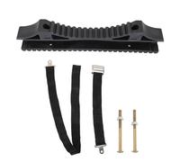 MUCKLILY Kit Accessoire D’échelle Antidérapant en Plastique Noir, Stabilisateur Incurvé pour Échelle Télescopique et Droite, Coussin de Protection Sécurisé pour Poteau - Usage Chantier