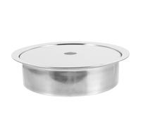 MUCKLILY Kit Couvercle Plat et Anneau Induction Acier Inoxydable pour Plaque Électrique Anneau Adaptation pour Table à Hot Pot Facile à Installer et Compatible Cuisinière Induction