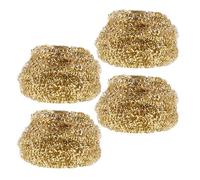 MUCKLILY Kit De Nettoyage Pour Fer à Souder, 4 Boules En Fil De Cuivre 25g, Nettoyant Pour Pannes De Soudure, Nettoyage Des Résidus De Soudure Professionnel
