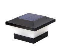 MUCKLILY Lampe Solaire sur Poteau Étanche LED Éclairage Extérieur Décoratif pour Jardin et Clôture Borne Lumineuse Autonome à Énergie Solaire Lumière Blanche Couleur Couleur Aléatoire