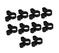 MUCKLILY Lot de 10 Clips de Sécurité Double Trou pour Bouteilles de Vin et Bière Accessoires de Fête Pinces pour Bougies Compatibles Col Long pour Service et Décoration Festive