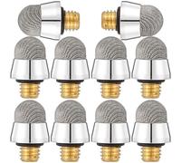 MUCKLILY Lot de 10 Embouts de Stylet Capacitif M5 Filetage Externe 64 MM en Cuivre Galvanisé Pointe de Rechange pour Crayon Tactile Capuchon de Protection Compatible Smartphones et