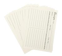 MUCKLILY Lot de 10 Fiches de Recette en Papier Kraft Compactes Cartonnées et Décoratives Format Pratique pour Usage Quotidien Cuisine Accessoires Indispensables pour Organiser Vos
