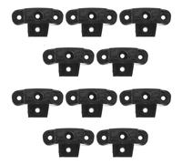 MUCKLILY Lot de 10 Pieds de Rechange Antidérapants Triangulaires Noirs pour Mijoteuse, Supports Isolants Thermiques pour Cuiseur à Riz et Ustensiles Cuisine, Accessoires Pratiques