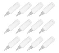 MUCKLILY Lot de 12 FلاCons Distributeurs Souples en PET Transparent 100 Ml - FلاCons Rechargeables Étanches pour Lotion Teinture Capillaire et Peinture pour Voyage et Usage Cosmétique