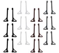 MUCKLILY Lot de 12 Paires de Coussinets D’Oreille Antidérapants en Silicone pour Lunettes Manchons pour Embouts de Branches Confort Léger et Réutilisable Adapté Lunettes de Soleil