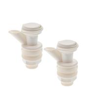 MUCKLILY Lot de 2 Robinets Distributeurs D’Eau à Bouton Poussoir Bec Verseur Réutilisable pour Refroidisseur Compatible Bouteilles et Bouilloire Petite Taille Pratique pour Boissons