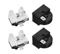 MUCKLILY Lot de 2 sets de relais de démarrage PTC pour compresseur de réfrigérateur protecteur thermique en forme d'aile 1 broche 47 Ω protection contre les surcharges et la