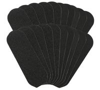 MUCKLILY Lot De 20 Recharges Papier De Verre Pour Limes à Pieds 13,3 x 4,3 Cm Élimination Peaux Mortes Correcteur D’ongles Incarnés Soin Des Pieds Maison