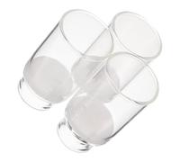 MUCKLILY Lot de 3 Creusets de Filtration en Verre de Laboratoire 30 Ml avec Noyau Fritté, Résistance Haute Température, Filtre à Creuset en Verre pour Séparation et Analyse Précise