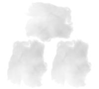 MUCKLILY Lot de 3 Fausses Neiges en Coton Décoratif 100 G Neige Artificielle Duveteuse pour Décorations de Noël Maison et Loisirs Créatifs Soi-Même pour Scènes Hivernales