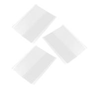 MUCKLILY Lot de 3 Protections Transparentes en Pvc pour Cahiers A5, Couverture Imperméable et Pratique, pour Carnets et Albums en Diverses Occasions