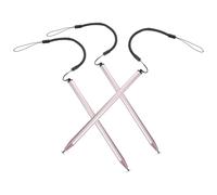 MUCKLILY Lot de 3 Stylets Capacitifs Universels pour Tablette et Smartphone Stylet Tactile de Précision Rose et Écriture pour Apprentissage et Travail Numérique
