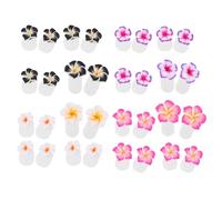 MUCKLILY Lot de 32 Séparateurs D’Orteils en Silicone Coloré 4 Sets Assortis Blanc Noir pour Pédicure Professionnelle et Manucure Accessoires Confortables pour Séparer et