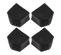 MUCKLILY Lot de 4 Pieds D’Échelle en Caoutchouc Antidérapants Noirs Patins Isolants et Résistants pour Escabeaux Extensibles Accessoires de Sécurité Solide pour Usage Domestique et