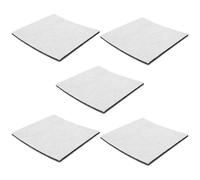 MUCKLILY Lot de 5 Filtres en Coton pour Moteur d'Aspirateur Filtration Triple Couche 150X150 MM Accessoire de Remplacement pour Moteur à Vide Adapté à Plusieurs Marques Protège la