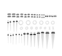 MUCKLILY Lot de 50 Bijoux D'oreilles Élégants en Acrylique pour Piercing, Décorations Chics et Modernes, pour Sorties Quotidiennes et Présents