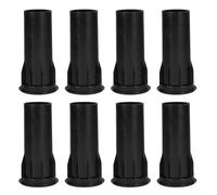 MUCKLILY Lot de 8 Tubes D’évent en Plastique Noir pour Caisson de Basses Bass-Reflex, Ouverture 35 Mm, Longueur 80 Mm, Tube Port Haut-Parleur Haute Performance pour Système Audio et Studio