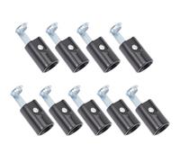 MUCKLILY Lot de 9 Douilles E14 en Bakélite et Métal Support pour Lampe à Bougie Base de Lampe Suspendue 53 MM Compatible Lustres et Appliques Murales pour Éclairage Intérieur