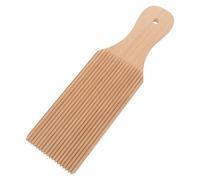 MUCKLILY Machine à Pâtes Manuelle en Bois Résistant à L'usure, Planche à Gnocchis Italienne Pagaie, Outil pour Fabrication de Gnocchis Maison, Accessoire la Cuisine pour Pâtes Fraîches,