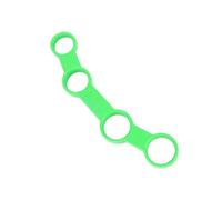 MUCKLILY Manchon D'expansion de Doigt Outil D'entraînement Élastique pour Guitare et Ukulélé en ABS Vert Facile à Transporter pour Améliorer la Force des Doigts