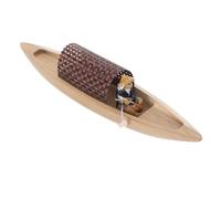 MUCKLILY Maquette De Bateau en Bois Décor Nautique De La Salle De Bain Décor De Salle De Bain De Plage Gâteau De Voilier Décorations Nautiques pour La Maison Déco Mini Voilier Plastique