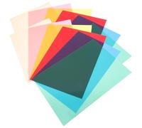 MUCKLILY Marque-page à Calques Colorés en Pvc, 12 Pièces, Surface Lisse et Résistante, Réduit la Fatigue Visuelle Pendant la Lecture pour Garçon et Filles et Adultes