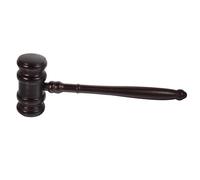 MUCKLILY Marteau de Vente aux Enchères en Bois Son Clair et Fort, Maillet Pratique Design Simple pour Juges et Avocats Lors des Ventes aux Enchères