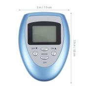 MUCKLILY Masseur De Cou Électrique Compact Bleu Appareil De Thérapie Corporelle Portable Soulagement Des Douleurs Cervicales Épaules Et Bien-être Quotidien Usage Personnel