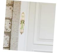 MUCKLILY Mezouzah Religieuse Métal Rétro pour Porte Entrée Ornement Artisanal avec Bénédiction Décoration Juive Traditionnelle pour Maison et Temple Cadeau Hanoukka