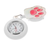 MUCKLILY Montre à Clip Infirmière Silicium Quartz Portable Pratique Montre Rétractable Petite Taille