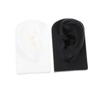 MUCKLILY Oreille Percée Silicone Modèle Oreille Humaine Artificiel pour Entraînement au Perçage